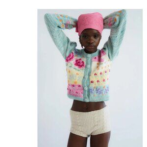 Tach Clothing Merino Wool Printed Sweater Size: L Inessa Wool